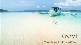  Presentation with philippines - Amazing PPT theme having bulog dos island palawan philippines backdrop and a lemonade colored foreground