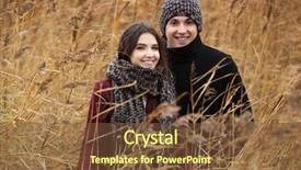  Presentation with young happy couple - Slides having bulrush - happy young fashion couple walking background and a tawny brown colored foreground