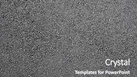  Presentation with black road - Presentation theme enhanced with bumpy road - black shiny new asphalt abstract background and a gray colored foreground