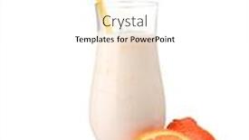  Presentation with white milk - PPT layouts consisting of bunch-of-bananas-and-milk background and a white colored foreground