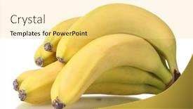  Presentation with bunch - Cool new PPT layouts with bunch-of-bananas-isolated backdrop and a yellow colored foreground