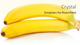  Presentation with bunch - Theme enhanced with bunch-of-bananas-isolated background and a yellow colored foreground