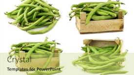  Presentation with broad - Theme with bunch-of-broad-beans background and a yellow colored foreground