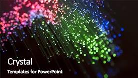  Presentation with optical fibers - Theme consisting of bunch of optical fibers flying background and a black colored foreground