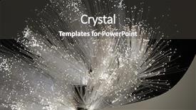  Presentation with optical - PPT theme having bunch of optical fibres dinamic background and a dark gray colored foreground