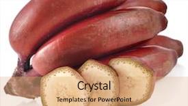  Presentation with empty palm fruit bunch - Slide set featuring romantic dinner on the roof at sunset background and a gray colored foreground