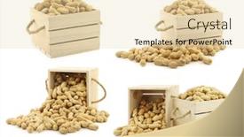  Presentation with peanuts - Slide deck featuring bunch-of-roasted-peanuts background and a lemonade colored foreground