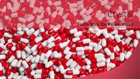  Presentation with bunch - Presentation theme with bunch-of-white-and-red background and a red colored foreground