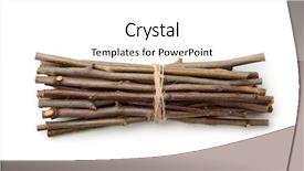  Presentation with bunch - Amazing slides having bundle - bunch of wooden twigs isolated backdrop and a white colored foreground