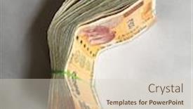  Presentation with indian - Colorful theme enhanced with bundle-of-two-hundred-indian backdrop and a lemonade colored foreground