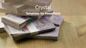  Presentation with malaysia - Beautiful PPT layouts featuring bundles of malaysia currency on the wooden table backdrop and a coral colored foreground