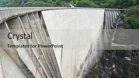  Presentation with valley dam - Colorful presentation theme enhanced with bungee jumping - contra dam in verzasca valley backdrop and a light gray colored foreground