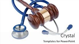  Presentation with medical error - Slide deck having bungling doctors and error background and a white colored foreground