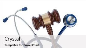  Presentation with symbol - Colorful theme enhanced with bungling doctors and error backdrop and a white colored foreground