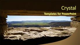  Presentation with civil war - Theme consisting of bunker-used-during-the-spanish background and a wine colored foreground