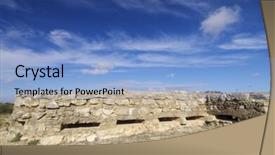  Presentation with civil war - Cool new PPT theme with bunker used in the spanish backdrop and a  colored foreground