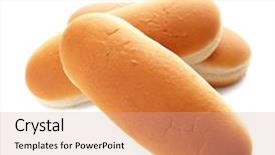  Presentation with hot pink white - Amazing presentation theme having buns for hot dog isolated backdrop and a coral colored foreground