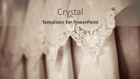  Presentation with venice - Slide deck with burano lace closeup in store venice italy background and a mint green colored foreground