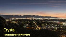  Presentation with view of the vinales valley - Presentation theme having burbank and the san gabriel background and a wine colored foreground