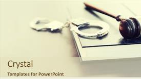  Presentation with burden - Theme having burden of proof legal law background and a soft green colored foreground