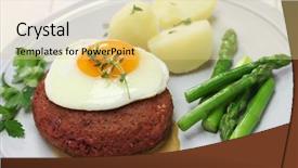  Presentation with beef - Colorful PPT theme enhanced with beef lindstrom swedish red beef backdrop and a blonde colored foreground