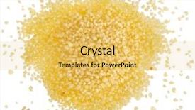  Presentation with couscous - PPT theme enhanced with couscous close up isolated on white background background and a yellow colored foreground