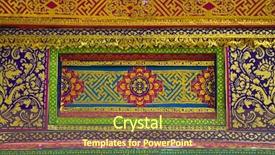  Presentation with tower - Amazing theme having burial ceremony - balinese cremation tower backdrop and a coral colored foreground