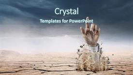  Presentation with alive - Presentation design consisting of buried alive but not broken background and a ocean colored foreground