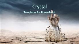  Presentation with alive - Audience pleasing PPT theme consisting of buried alive but not broken backdrop and a ocean colored foreground