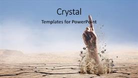  Presentation with alive - Presentation design having buried alive but not broken background and a  colored foreground