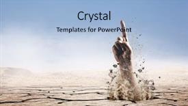  Presentation with alive - Beautiful presentation theme featuring buried alive but not broken backdrop and a  colored foreground