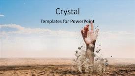  Presentation with alive - Theme featuring buried alive but not broken background and a light blue colored foreground