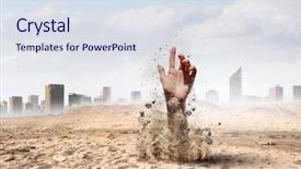  Presentation with alive - PPT layouts enhanced with buried alive but not broken background and a  colored foreground