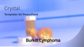  Presentation with lymphoma - Presentation theme featuring burkitt-lymphoma-burkitt-lymphoma-text background and a light blue colored foreground
