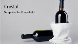  Presentation with valentine - Slide set consisting of wedding burlap - st valentine's day concept wine background and a light gray colored foreground