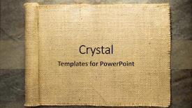  Presentation with texture - Colorful presentation enhanced with burlap hessian sacking on background backdrop and a coral colored foreground