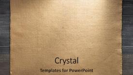  Presentation with vitamins on wooden herbal - Amazing PPT theme having burlap hessian sacking on wooden backdrop and a coral colored foreground