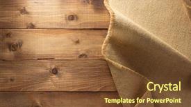  Presentation with wooden - Amazing presentation theme having burlap hessian sacking on wooden backdrop and a tawny brown colored foreground