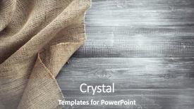  Presentation with prebiotics probiotics a wooden - Cool new presentation theme with burlap hessian sacking on wooden backdrop and a gray colored foreground