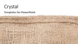  Presentation with fall leaves border white - Colorful PPT layouts enhanced with burlap or jute border isolated backdrop and a  colored foreground