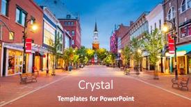  Presentation with church - Presentation consisting of burlington-vermont-usa-at-church background and a coral colored foreground