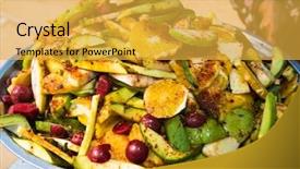  Presentation with vendor - Slide deck consisting of burmanese style at the street background and a yellow colored foreground