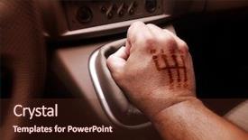  Presentation with burn - Beautiful slides featuring abstract energy formation - deep blue theme hq render backdrop and a ocean colored foreground