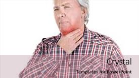  Presentation with sore throat - Amazing presentation having burn patients - allergies and sore throat concept backdrop and a coral colored foreground