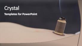  Presentation with burn - Cool new presentation theme with burn patients - chinese traditional medicine moxibustion therapy backdrop and a  colored foreground