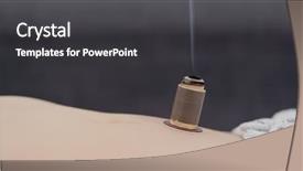  Presentation with traditional chinese medicine - Slides featuring burn patients - chinese traditional medicine moxibustion therapy background and a dark gray colored foreground