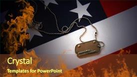  Presentation with world war - Cool new slides with usa in world war 2 concept backdrop and a tawny brown colored foreground