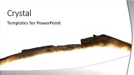  Presentation with burning paper - PPT layouts consisting of burned paper isolated background and a  colored foreground