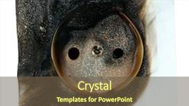  Presentation with power plug - Slide set enhanced with burned plug socket close up background and a tawny brown colored foreground
