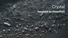  Presentation with paint - Cool new presentation design with burning-blister-paint-on-metal backdrop and a dark gray colored foreground